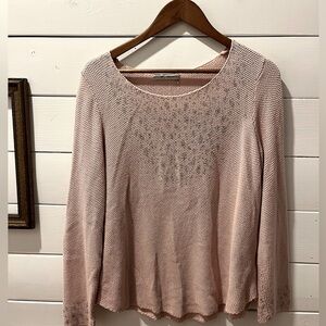 Monari pink & silver spring knit size 10
